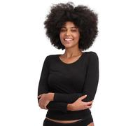 T-shirt manches longues femme Bamboo Basics Lara (x2) Noir L
