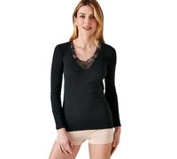 T-shirt manches longues femme Damart Thermolactyl Noir M