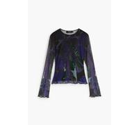 Desigual T-shirt femme TS_Dots Leaf_Lacroix Bleu Taille S