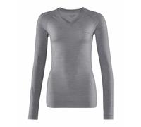 T-shirt manches longues femme Falke Wool-Tech Light Gris M