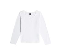 G-Star RAW T-shirt Scoop Neck Long Sleeve Blanc XL