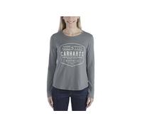 T-shirt manches longues femme GRAPHIC TL vert balsam - - S1103929G02L