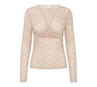 T-shirt manches longues femme Ichi Lacey 2 Beige XL