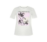 T-shirt manches longues femme KAFFE Curve Lia Blanc S