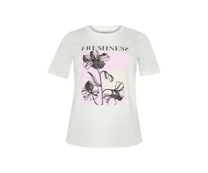 T-shirt manches longues femme KAFFE Curve Lia Blanc XL