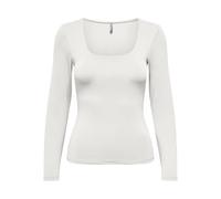 T-shirt manches longues femme Only Lea 2-way Blanc M
