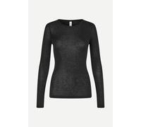T-shirt manches longues femme Samsoe Samsoe Sadou Noir M