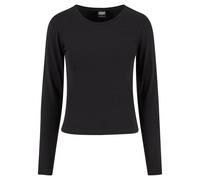 T-shirt manches longues femme Urban Classics Basic Super Slim Noir 2XL