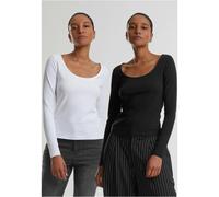 T-shirt manches longues femme Urban Classics (x2) Noir 5XL
