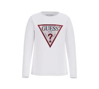 T-shirt manches longues fille Guess pure white 4 Blanc 6 ans