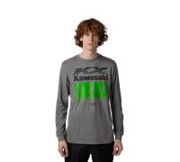 §T-Shirt Manches Longues FOX Fox X Kawi Premium Gris Graphite Chiné§ S