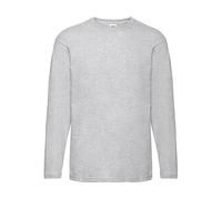 T-shirt manches longues Fruit of the Loom Valueweight Gris 2XL