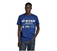 T-shirt manches longues G-Star Old Skool Originals - ballpen blue - XL M