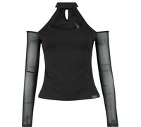 T-shirt manches longues Gothic de KIHILIST by KILLSTAR - Only Consolation Long Sleeve Top - XS à 4XL - pour Femme - noir L