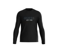 T shirt Guess Homme EST 1981 Noir Synthétique M