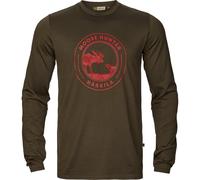 T-shirt manches longues Härkila Game Willow green moose 3XL