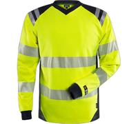 T-shirt manches longues haute visibilté classe 3 Fristads 7359 TFL Jaune L