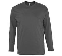 T-Shirt Manches Longues Homme - 11420 - Gris Foncé