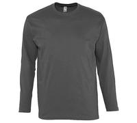 T-shirt manches longues HOMME - SOL'S - 11420 - gris foncé - Manches longues - Homme - 100 % coton S