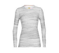 T-Shirt manches longues Icebreaker 200 Oasis Ls Crewe Ski Stripes (Snow/Midnight Navy/Aop) homme S