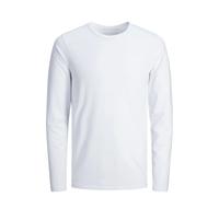 Jack & Jones Homme T-shirt manches longues Basic O-Neck Noos Optique Blanc M EU