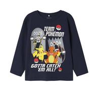 T-shirt manches longues marine garçon pokemon marine 2A