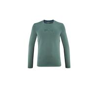 T shirt manches longues millet intense vert homme