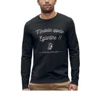 T-shirt manches longues Mirabelle appelle Eglantine ! Réplique du film la 7eme compagnie - Réplique culte - Homme M
