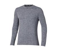 T-shirt Manches Longues Mizuno Core Impulse Half Zip Gris, Taille S