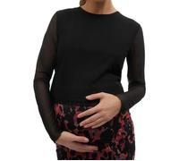 T-Shirt Manches Longues Noir Femme Mamalicious Lellis L