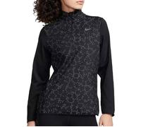 Haut 1 2 zip femme nike dri fit swift element noir