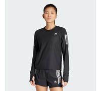 Adidas Femme Own The Run Long Cuff Sleeve Tee, Black, M