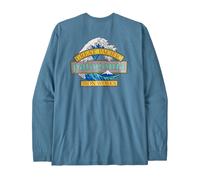 Patagonia - L/S Great Waves Responsibili-Tee - Haut à manches longues - XS - shore blue