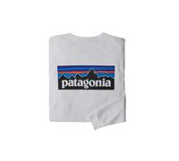 T-shirt manches longues PATAGONIA L/s P-6 Logo Responsibili-tee (White) homme S