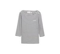 Tom Tailor T-shirt 1050415 39840 blanc cassé bleu marine à rayures M Femme