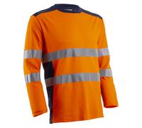 T-shirt manches longues RIKKA bleu marine/orange - COVERGUARD - 5RIK170 XXL