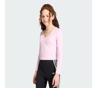 T-shirt MANCHES LONGUES SLIM MINI CÔTELÉ CACHE-CŒUR Orchid Fusion 9-10A