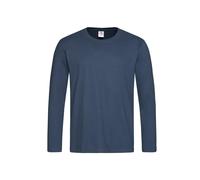 Stedman T-shirt homme manches longues Classic-T/ST2500 Regular Fit coton Bleu Large