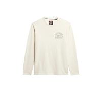 Superdry Athletic Ess Long Sleeve T-shirt Beige S Homme