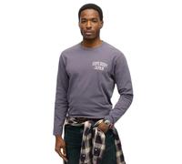 Superdry Athletic Ess Long Sleeve T-shirt Gris S Homme