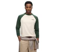 T-shirt manches longues Superdry Essential Logo Baseball Vert 2XL