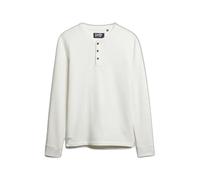 Superdry Grandad Long Sleeve T-shirt Blanc XL Homme