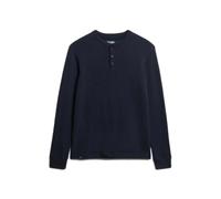Superdry Grandad Long Sleeve T-shirt Bleu S Homme