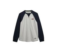Superdry Vintage Athletic Baseball Long Sleeve T-shirt Beige 2XL Homme