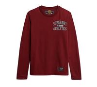 Superdry Vintage Athletic Chest Long Sleeve T-shirt Rouge XL Homme