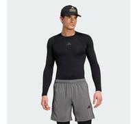 T-SHIRT MANCHES LONGUES TECHFIT CLIMAWARM Black XS