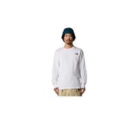 T-shirt The North Face Easy manches longues blanc noir - S