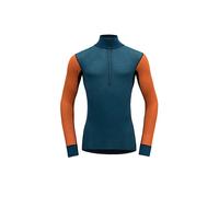 T-Shirt Manches longues Wool Mesh 190 Zip Neck (Flame) Homme S