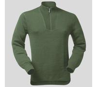 T-shirt manches longues Woolpower Zip Turtleneck 400 en mailles Ullfrotté vert