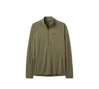 Rab - T-shirt de randonnée demi-zippé à manches longues - Sonic LS Zip Light Khaki pour Homme - Taille L - Kaki Kaki L